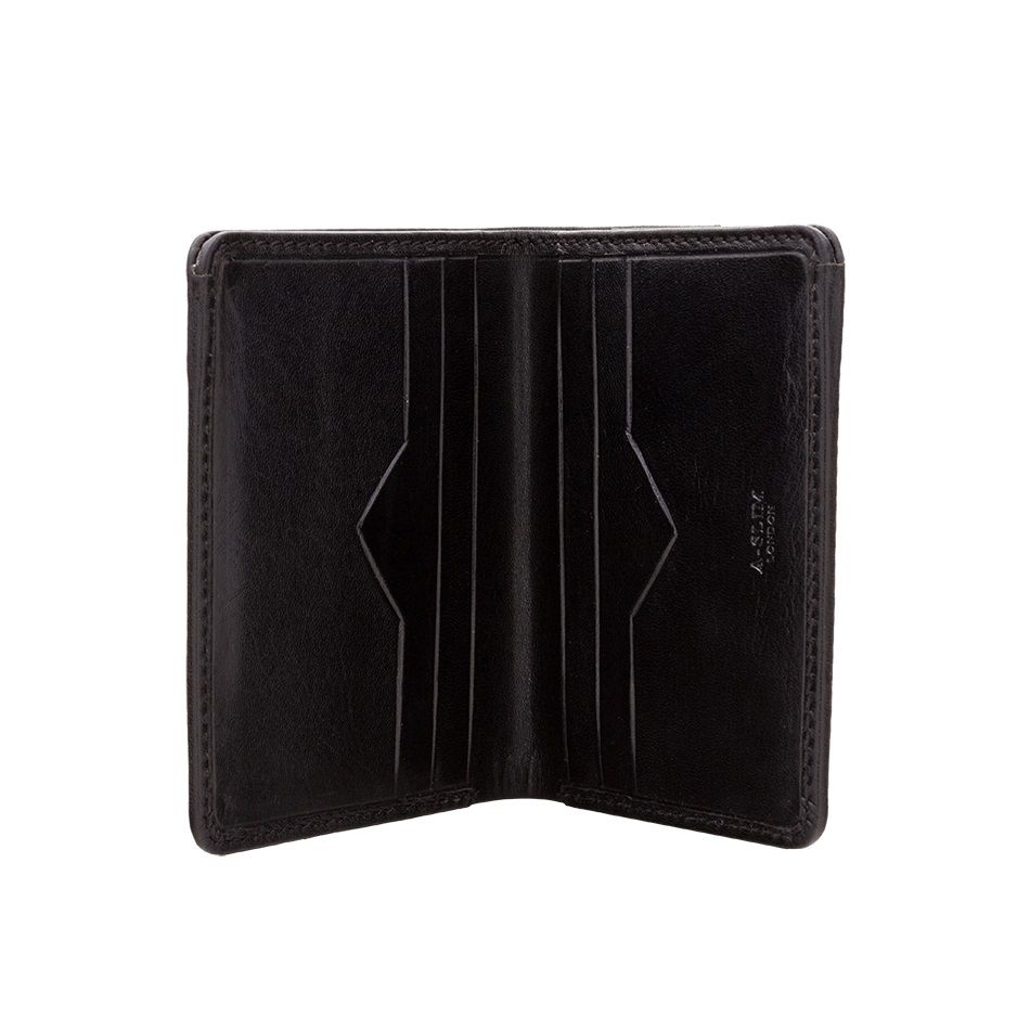 A-SLIM Leather Wallet Chikara - Black